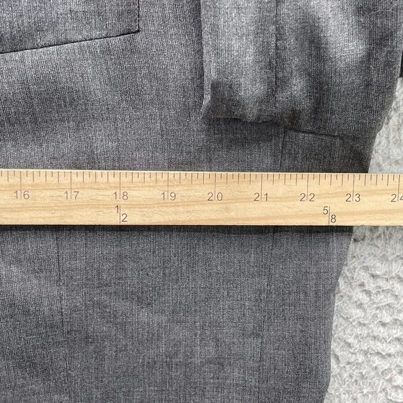 Calvin Klein 100% Wool Blazer Men's 44L Gray Corpcore Business Sport Coat Formal
